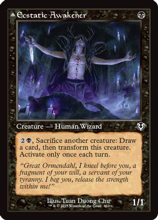 Ecstatic Awakener // Awoken Demon (Retro Frame) (462) - Innistrad Remastered | Silver Goblin