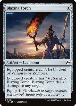 Blazing Torch Foil (254) - Innistrad Remastered | Silver Goblin