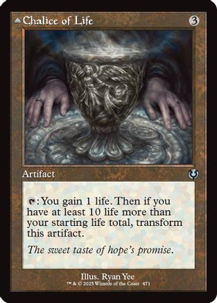 Chalice of Life (Retro Frame) (471) - Innistrad Remastered | Silver Goblin