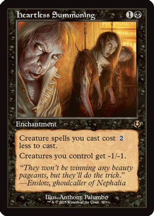 Heartless Summoning (Retro Frame) (383) - Innistrad Remastered | Silver Goblin