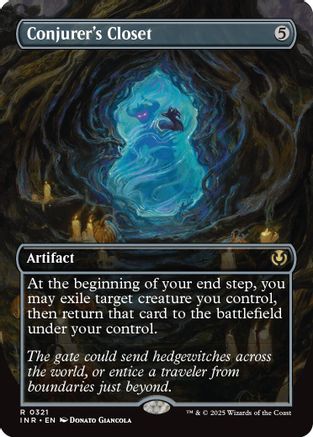 Conjurer's Closet (Borderless) Foil (321) - Innistrad Remastered | Silver Goblin