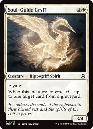 Soul-Guide Gryff Foil (040) - Innistrad Remastered | Silver Goblin