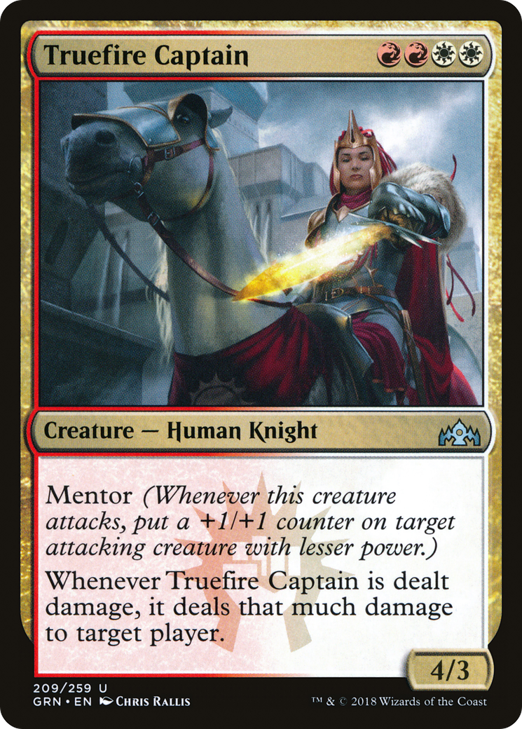 Truefire Captain (209) Foil - Guilds of Ravnica