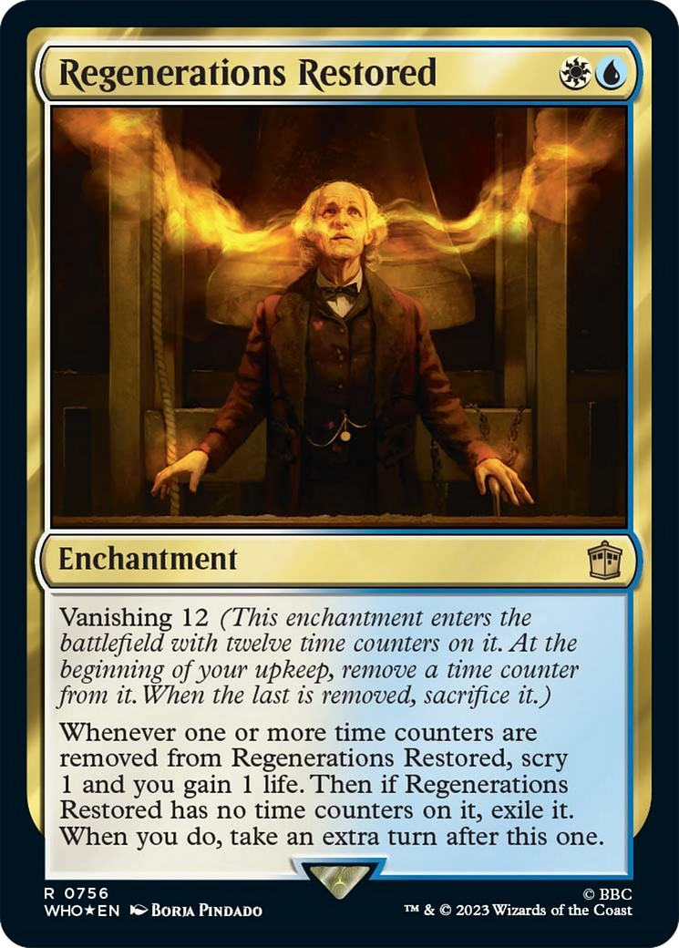 Regenerations Restored (Surge Foil) [Doctor Who] | Silver Goblin