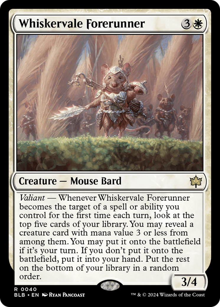 Whiskervale Forerunner [Bloomburrow] | Silver Goblin