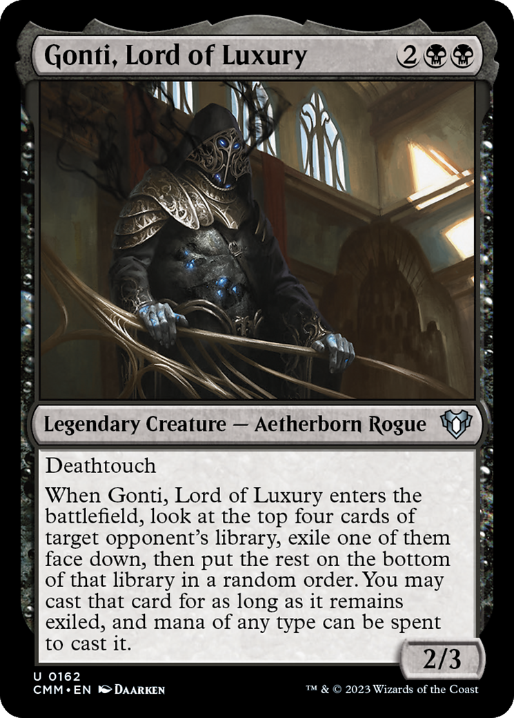 Gonti, Lord of Luxury [Commander Masters] | Silver Goblin