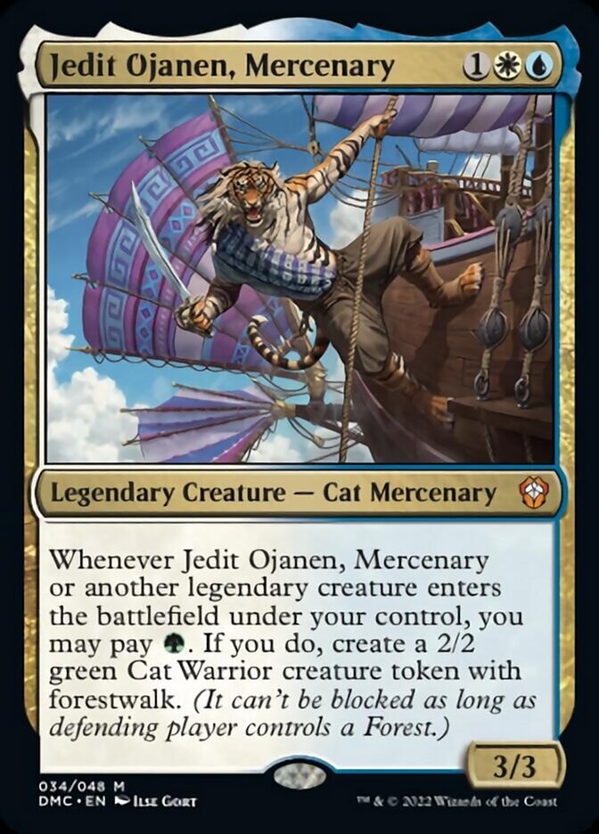 Jedit Ojanen, Mercenary [Dominaria United Commander] | Silver Goblin