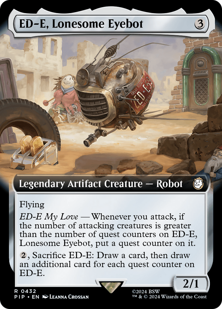 ED-E, Lonesome Eyebot (Extended Art) (432) Foil - Fallout