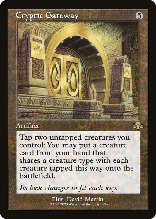 Cryptic Gateway (Retro) [Dominaria Remastered] Foil
