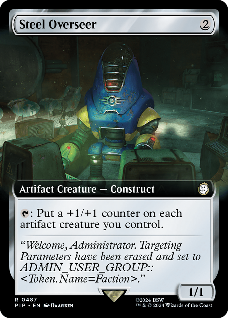 Steel Overseer (Extended Art) (487) Foil - Fallout