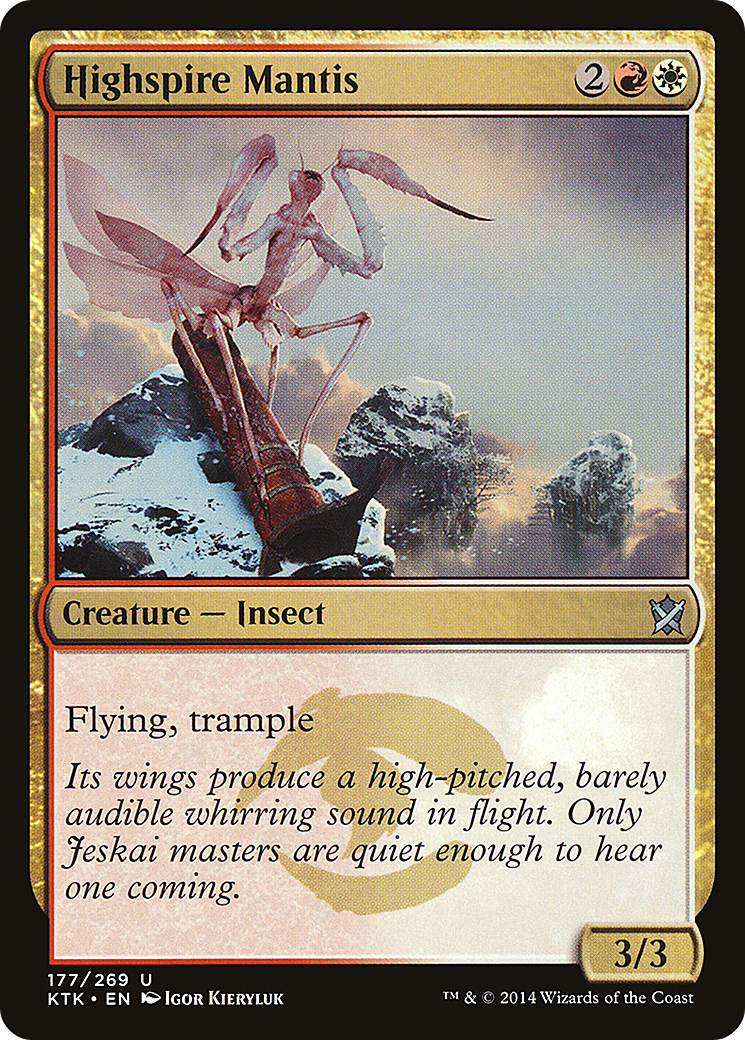 Highspire Mantis (177) - Khans of Tarkir