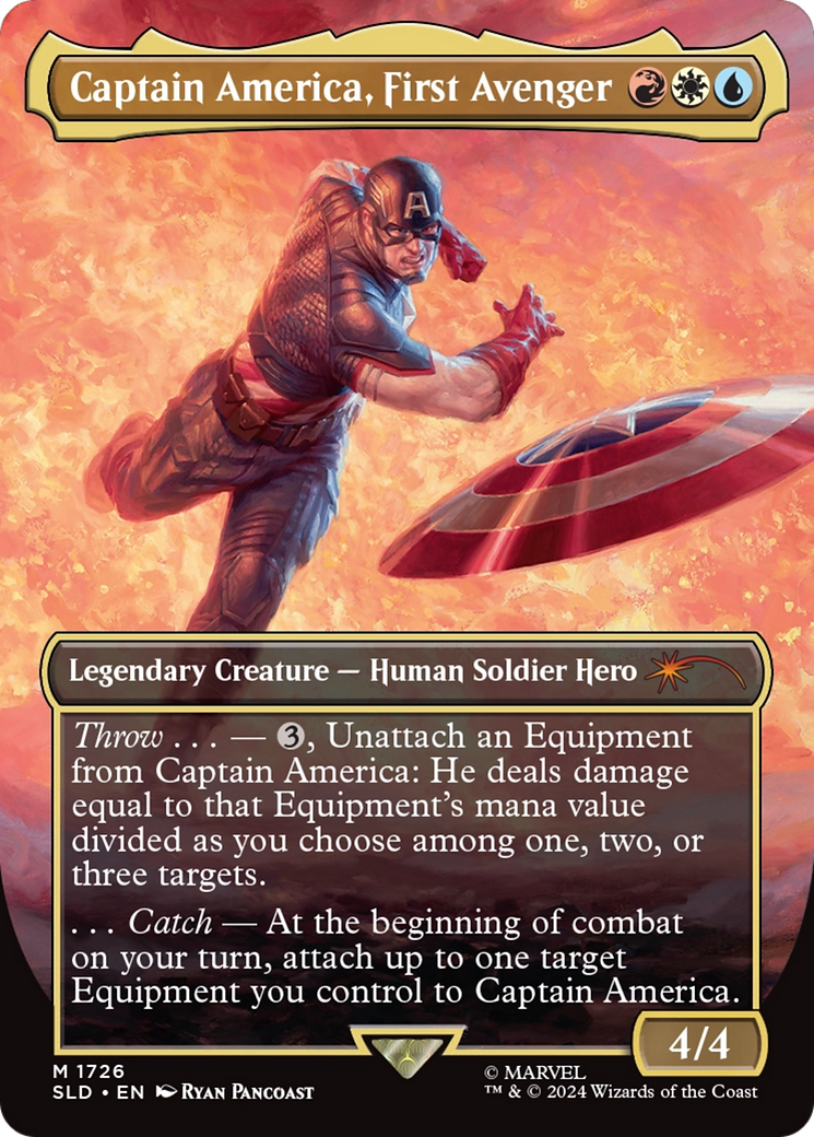 Captain America, First Avenger (Rainbow Foil) [Secret Lair Drop Series] | Silver Goblin