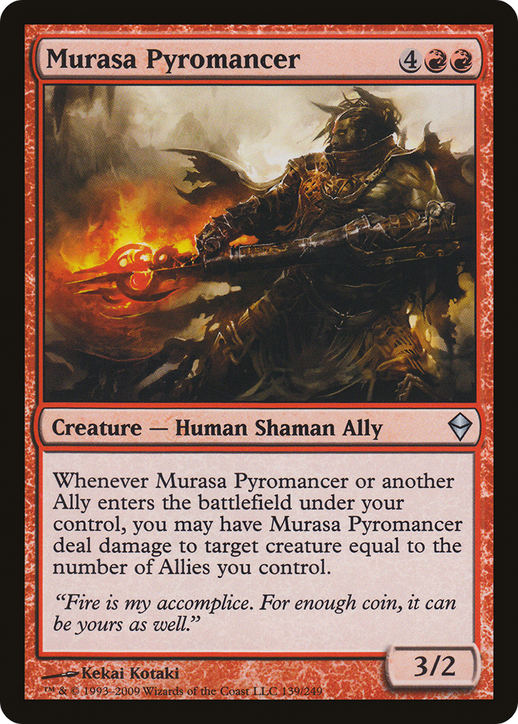 Murasa Pyromancer (139) Foil - Zendikar