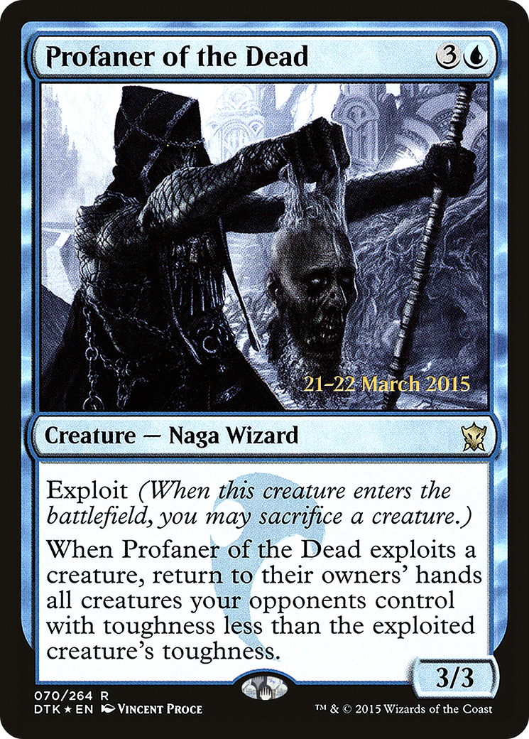 Profaner of the Dead (70s) Foil - Dragons of Tarkir Promos