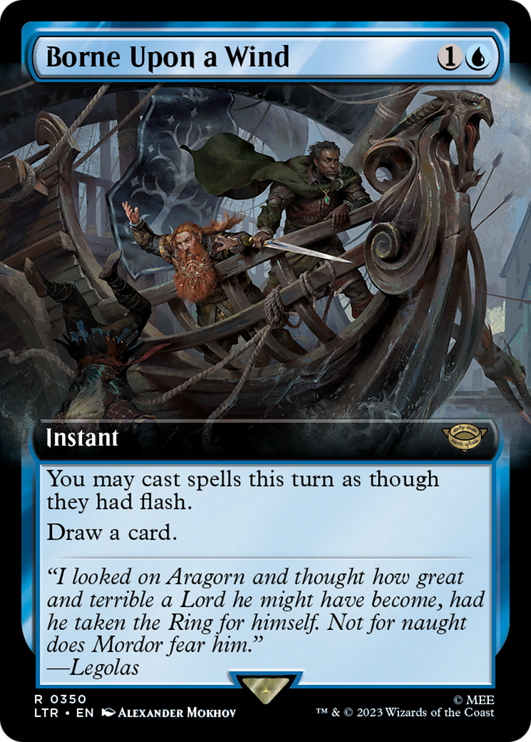Borne Upon a Wind (Extended Art) [The Lord of the Rings: Tales of Middle-Earth] Foil