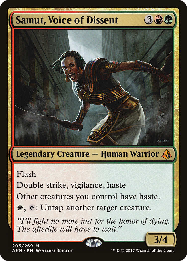 Samut, Voice of Dissent (205) - Amonkhet