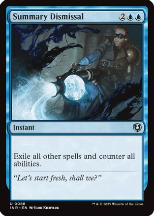 Summary Dismissal Foil (088) - Innistrad Remastered | Silver Goblin