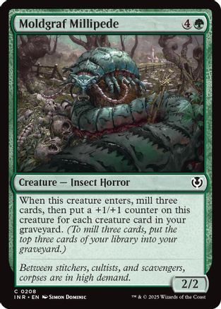 Moldgraf Millipede Foil (208) - Innistrad Remastered | Silver Goblin