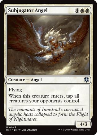 Subjugator Angel Foil (043) - Innistrad Remastered | Silver Goblin