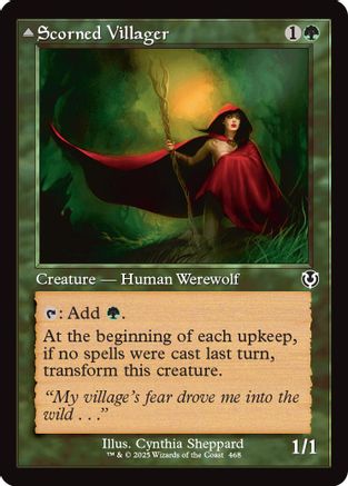 Scorned Villager // Scrounged Scythe (Retro Frame) [Innistrad Remastered] | Silver Goblin