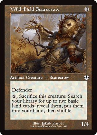 Wild-Field Scarecrow (Retro Frame) Foil (447) - Innistrad Remastered | Silver Goblin