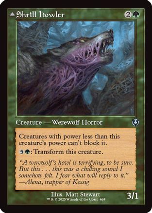 Shrill Howler // Howling Chorus (Retro Frame) [Innistrad Remastered] | Silver Goblin