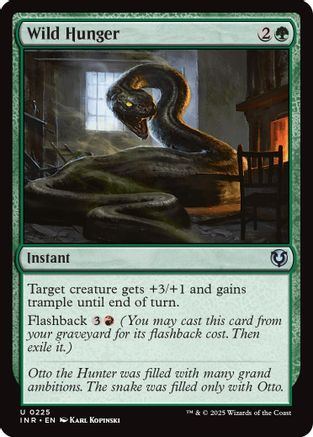 Wild Hunger (INR225)  - Innistrad Remastered | Silver Goblin