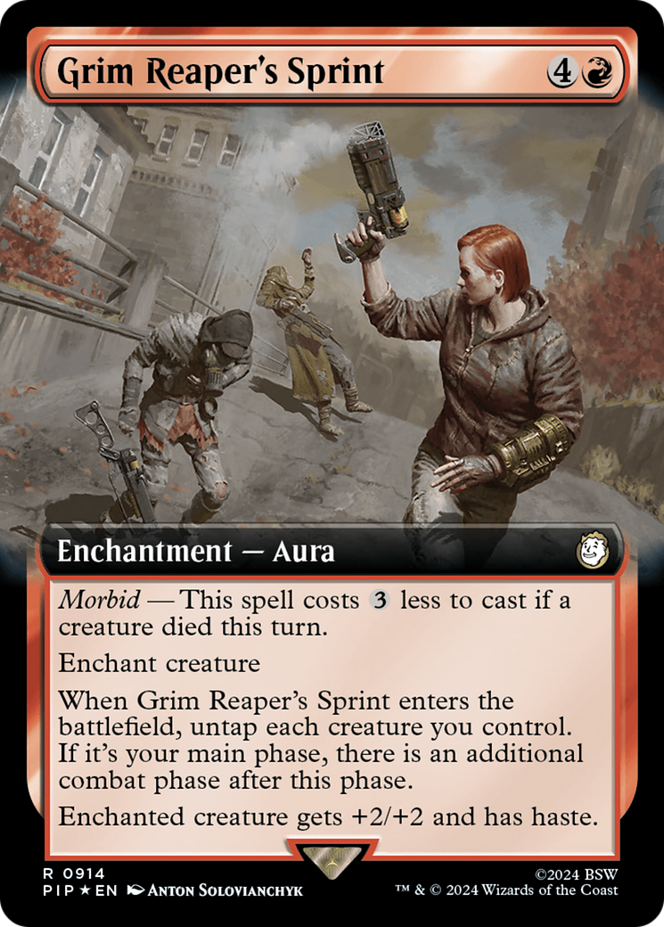 Grim Reaper's Sprint (Extended Art) (914) Surge Foil - Fallout