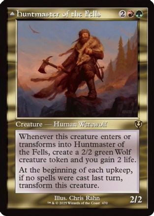 Huntmaster of the Fells (Retro Frame) [Innistrad Remastered] | Silver Goblin