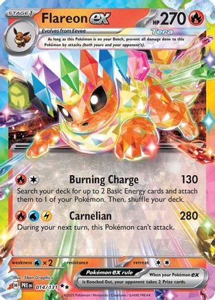Flareon ex - 014/131 (14) Holofoil - SV Prismatic Evolutions