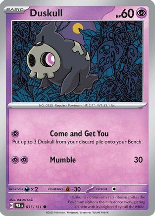 Duskull (35) - SV Prismatic Evolutions