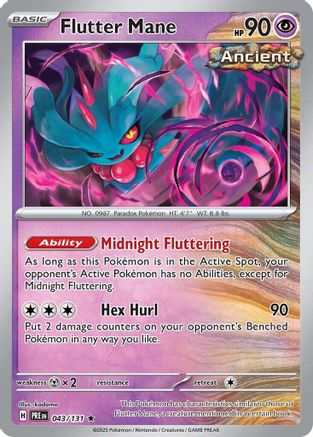 Flutter Mane (43) Holofoil - Prismatic Evolutions