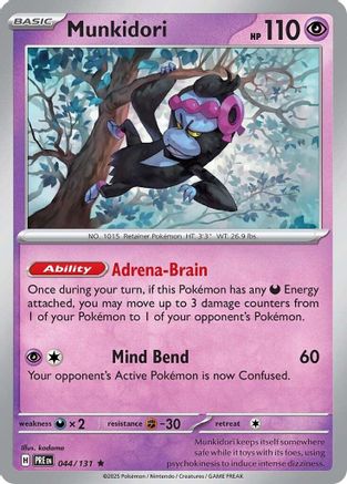 Munkidori (44) Reverse Holofoil - SV Prismatic Evolutions