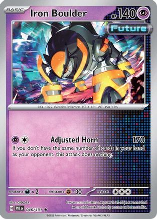 Iron Boulder (046/131) [Scarlet & Violet: Prismatic Evolutions] | Silver Goblin