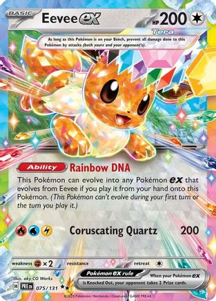Eevee ex - 075/131 (75) Holofoil - SV Prismatic Evolutions