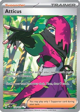 Atticus - 133/131 (133) Holofoil - SV Prismatic Evolutions