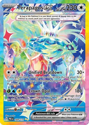 Terapagos ex - 169/131 (169) Holofoil - SV Prismatic Evolutions