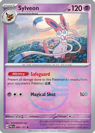 Sylveon (Poke Ball Pattern) (40) Holofoil - SV Prismatic Evolutions