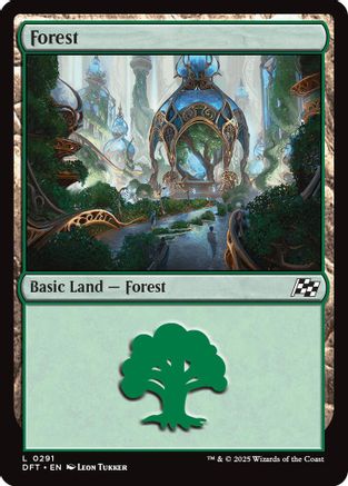 Forest (0291) Foil (291) - Aetherdrift | Silver Goblin