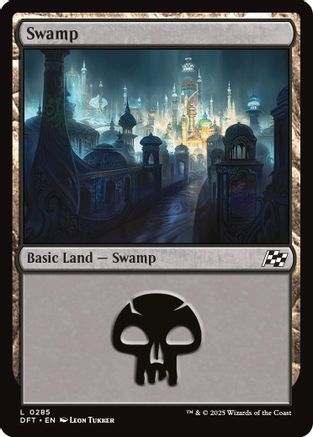 Swamp (0285) (-285) - Aetherdrift | Silver Goblin