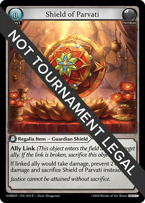 Shield of Parvati (023) [Mortal Ambition Draft Pack]