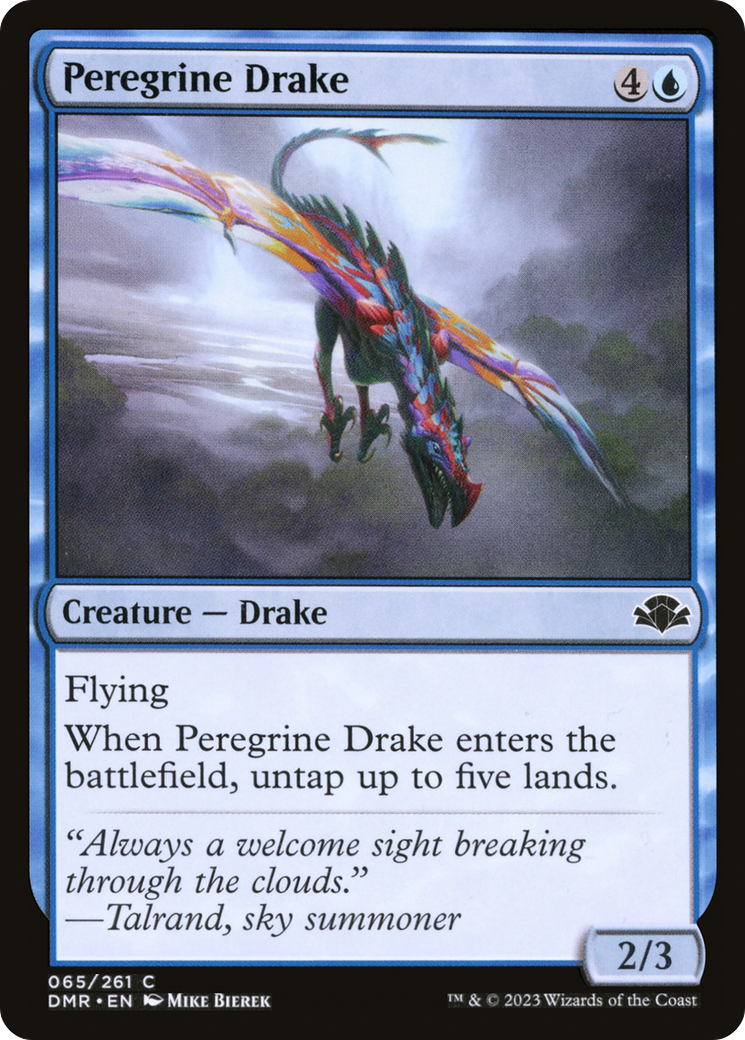 Peregrine Drake [Dominaria Remastered] Foil