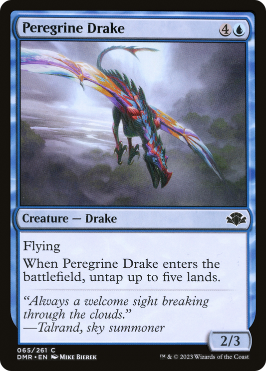 Peregrine Drake [Dominaria Remastered] Foil