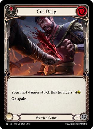 Cut Deep (Red) (HNT128) Rainbow Foil - The Hunted