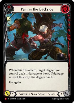 Pain in the Backside (HNT174) Rainbow Foil - The Hunted