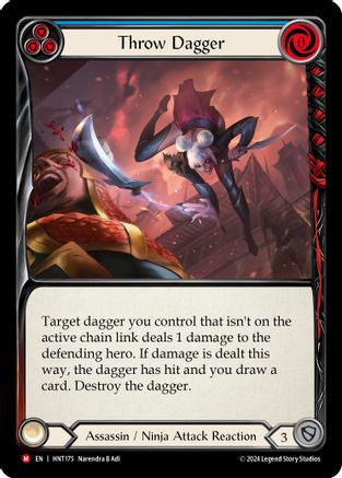 Throw Dagger (HNT175) Rainbow Foil - The Hunted