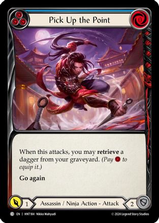Pick Up the Point (Blue) (HNT184) Rainbow Foil - The Hunted