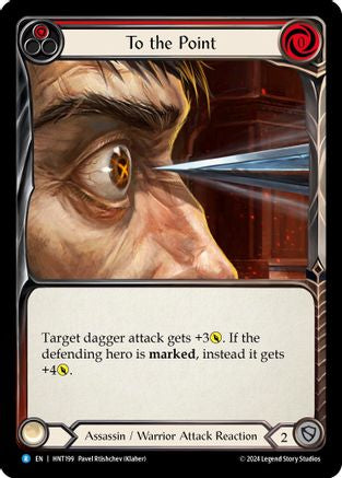 To the Point (Red) (HNT199) Rainbow Foil - The Hunted