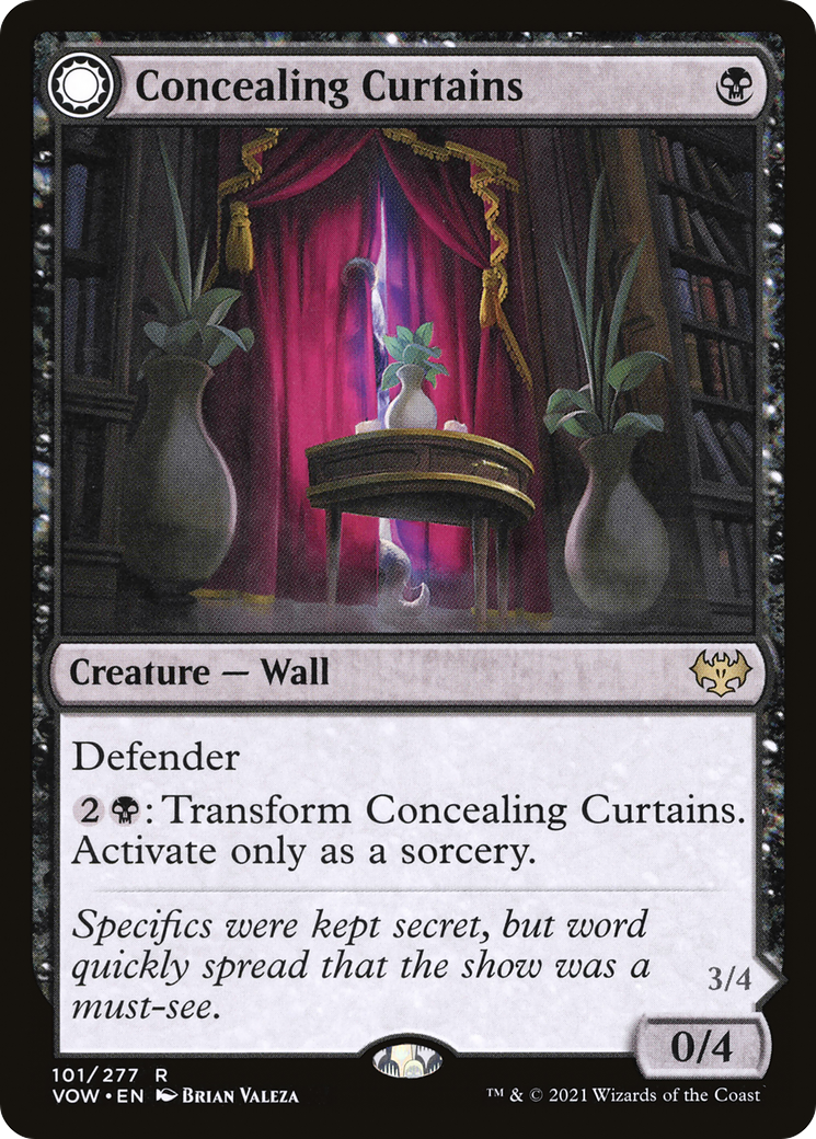 Concealing Curtains // Revealing Eye (101) - Innistrad: Crimson Vow