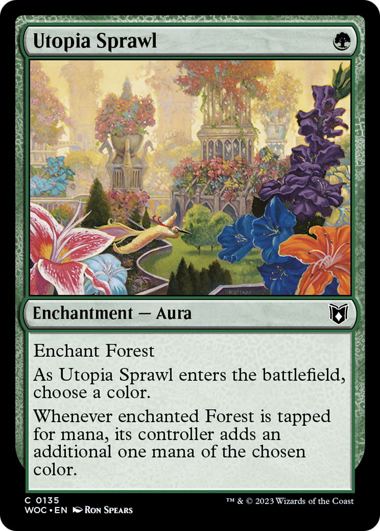 Utopia Sprawl (135) - Wilds of Eldraine Commander